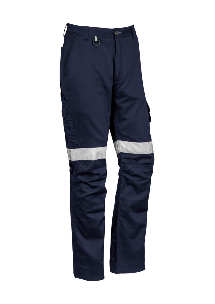 Mens Rugged Cooling Taped Pant (Stout) - Navy - Front