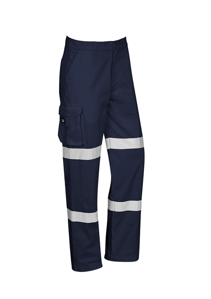Mens Bio Motion Taped Pant (Regular) - Navy - Front