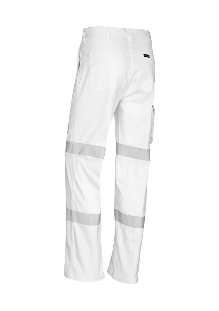 Mens Bio Motion Taped Pant (Regular) - White - Back