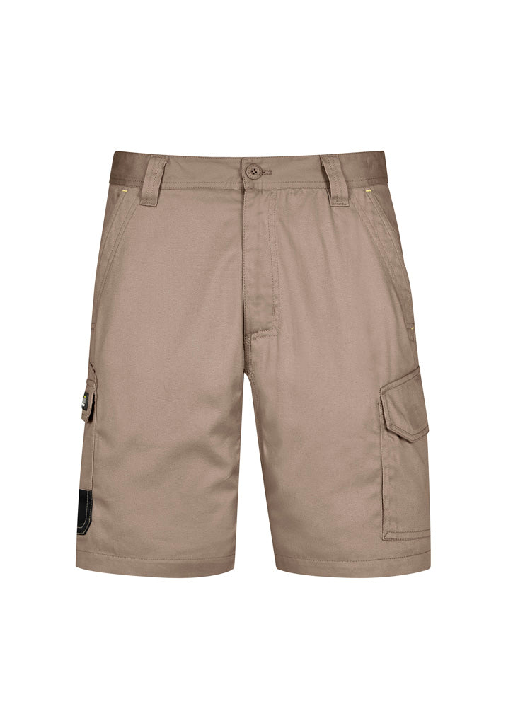 Mens Summer Cargo Short - Khaki - Front