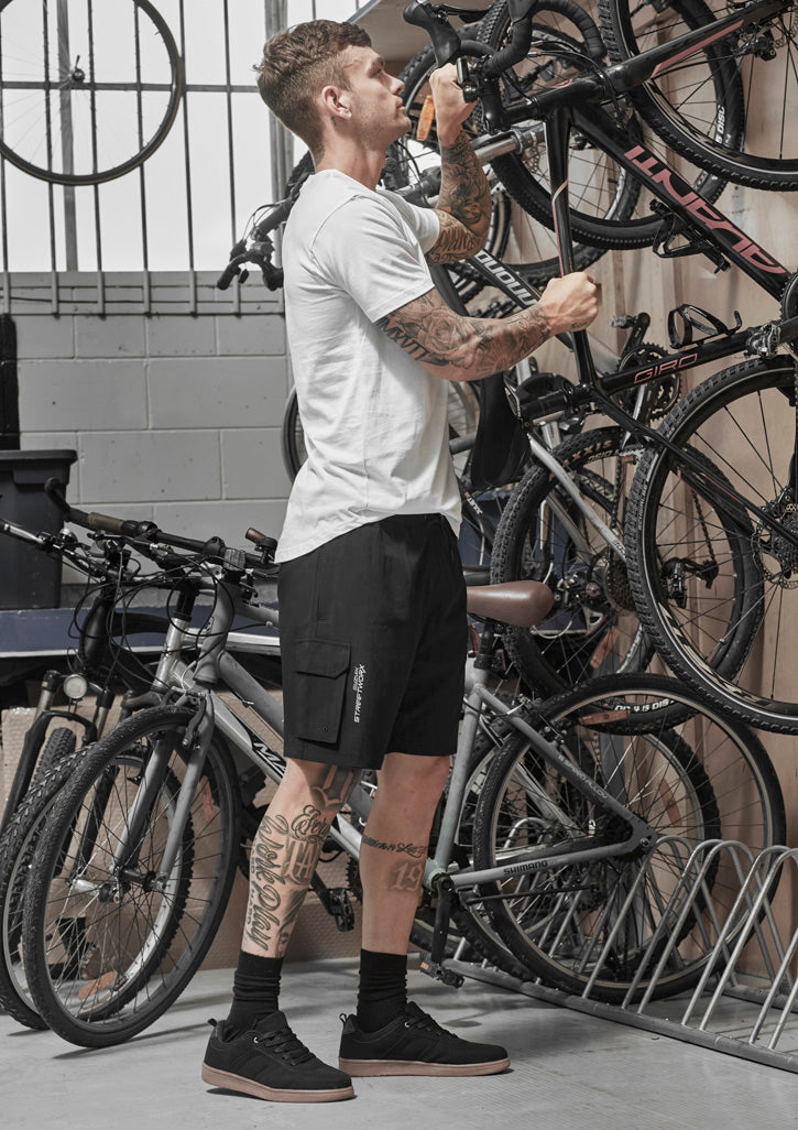 Mens Streetworx Board Short - Black - Model