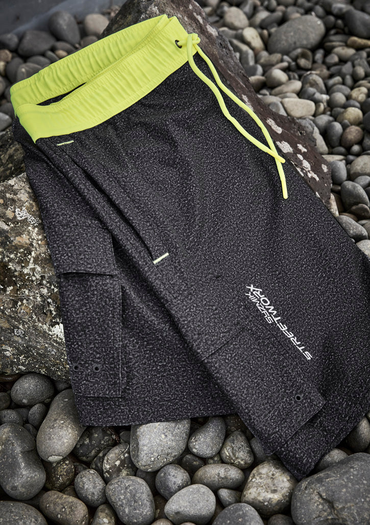 Mens Streetworx Board Short - Grey Marle - Model