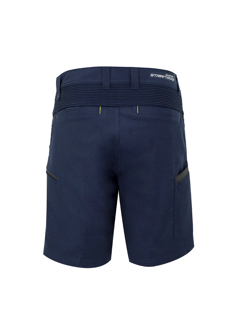 Mens Streetworx Stretch Short - Navy - Back