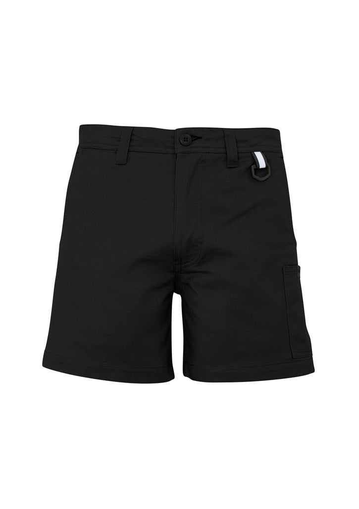Mens Rugged Cooling Short Short - Black - Front
