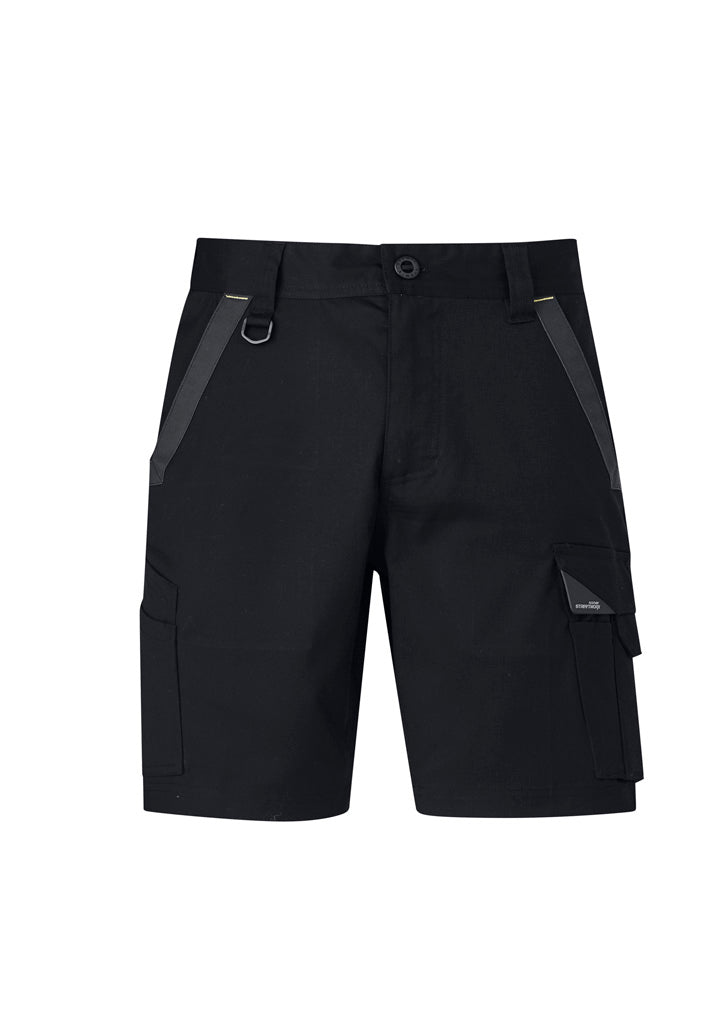 Mens Streetworx Tough Short - Black - Front