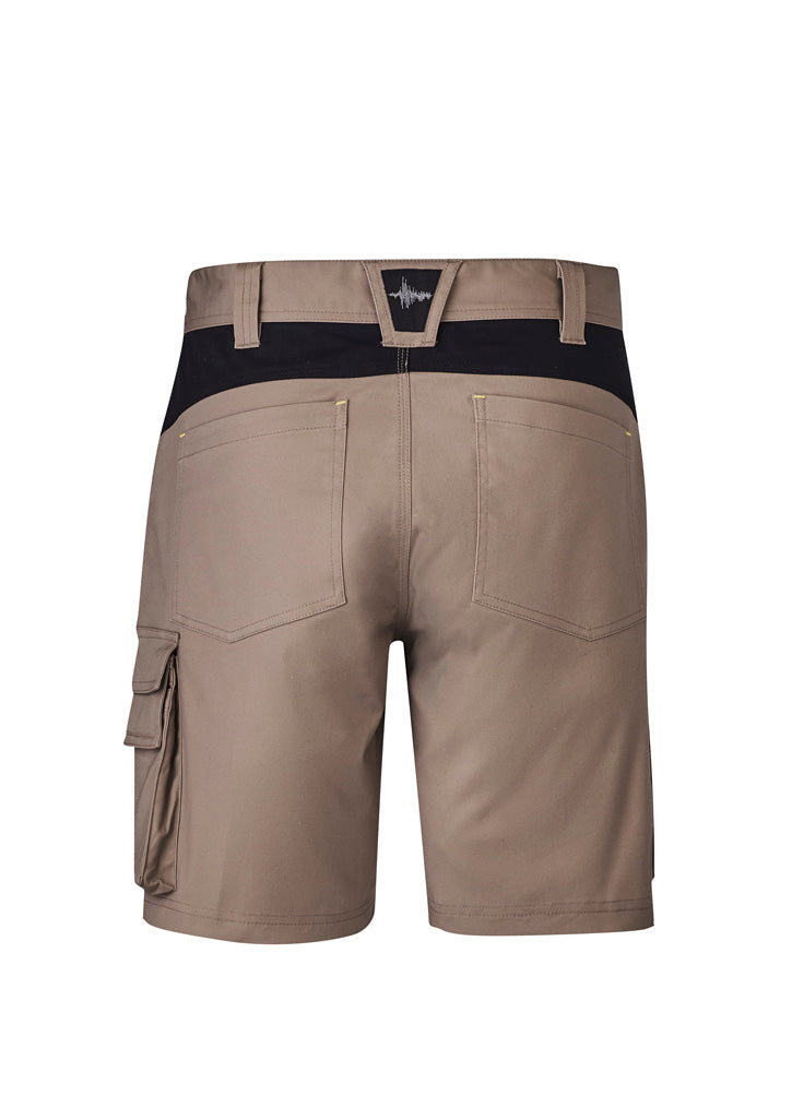 Mens Streetworx Tough Short - Khaki - Back