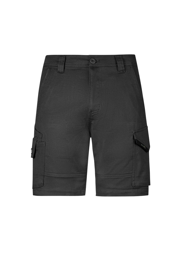 Mens Rugged Cooling Stretch Short - Charcoal - Front