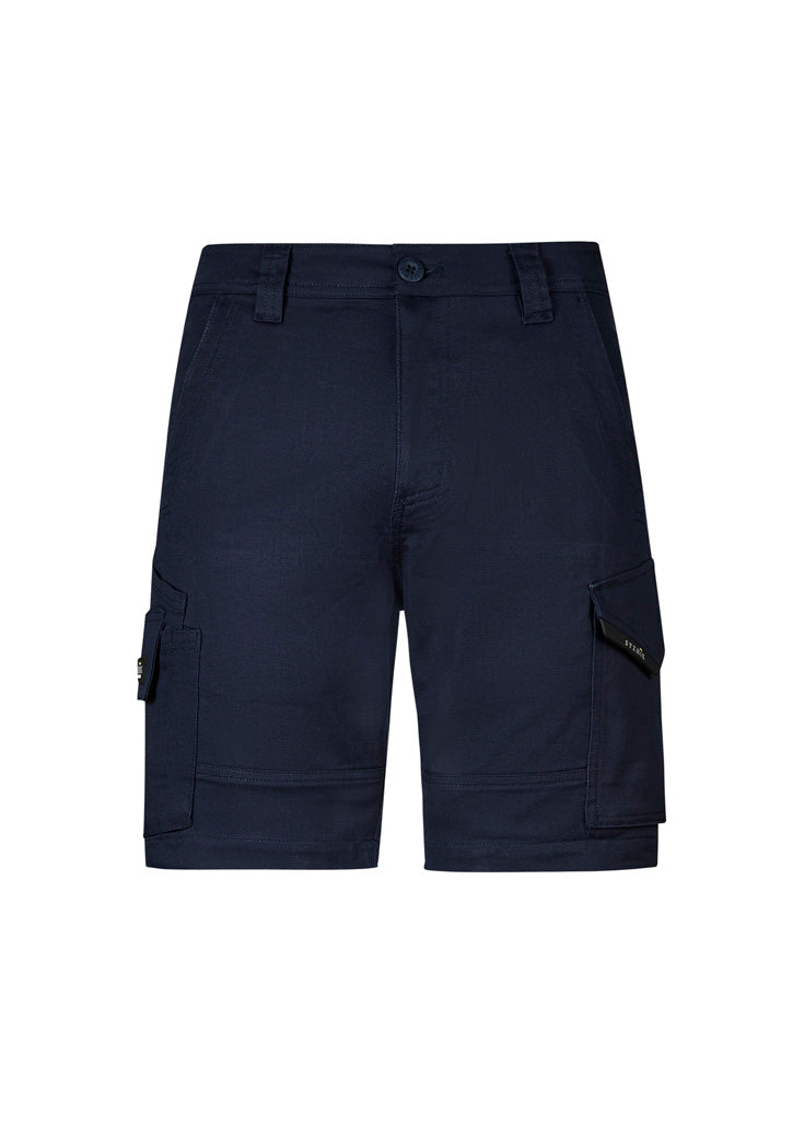 Mens Rugged Cooling Stretch Short - Navy - Front