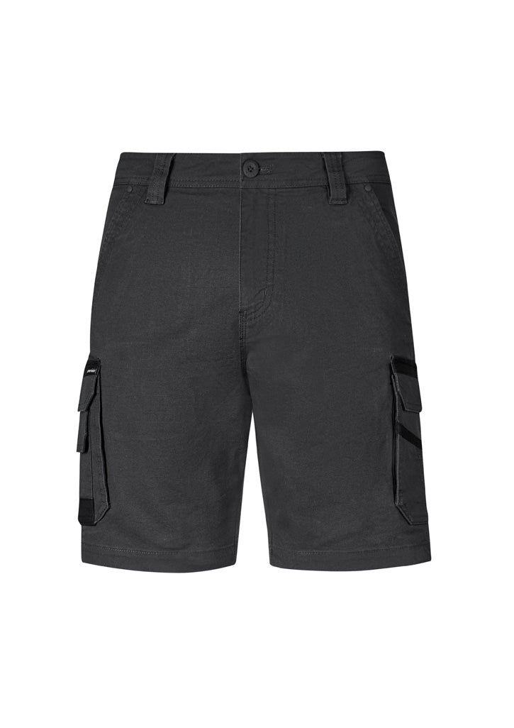 Mens Streetworx Heritage Short - Charcoal - Front