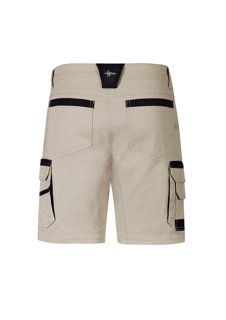 Mens Streetworx Heritage Short - Stone - Back