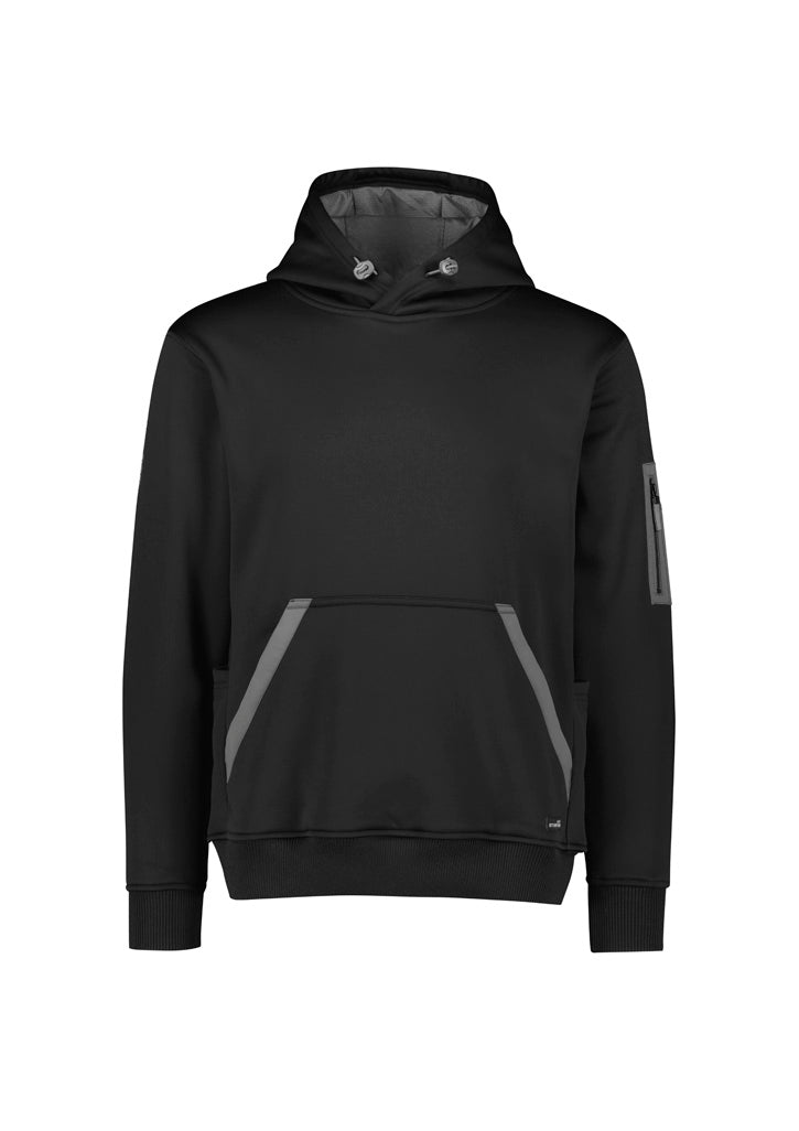Unisex Water Resistant Hoodie - Black - Front