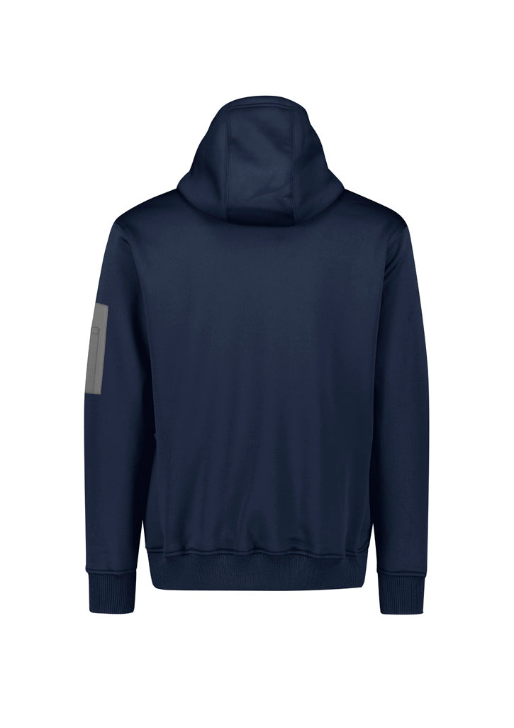 Unisex Water Resistant Hoodie - Navy - Back