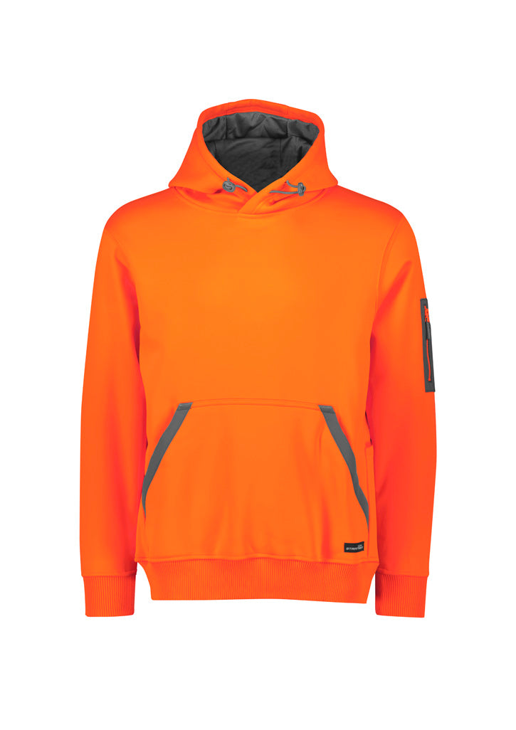 Unisex Water Resistant Hoodie - Orange - Front