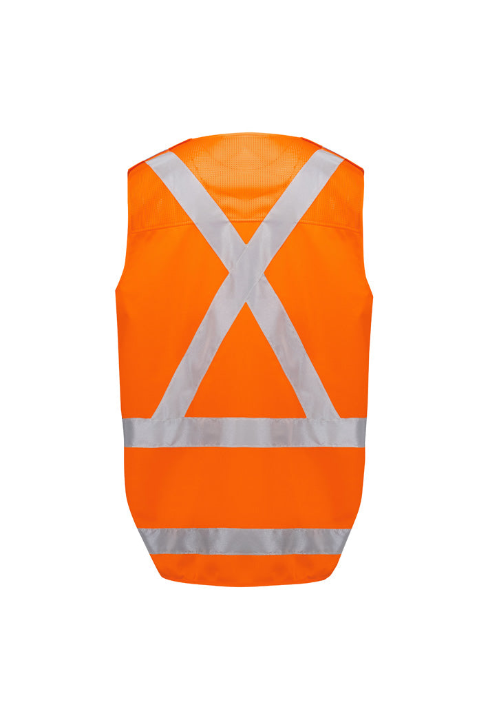 Unisex Hi Vis NSW Rail Vest - Orange - Back