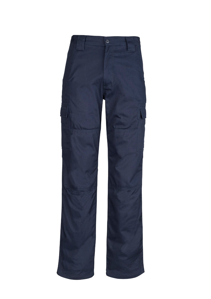 Mens Midweight Drill Cargo Pant (Regular) - Navy - Front