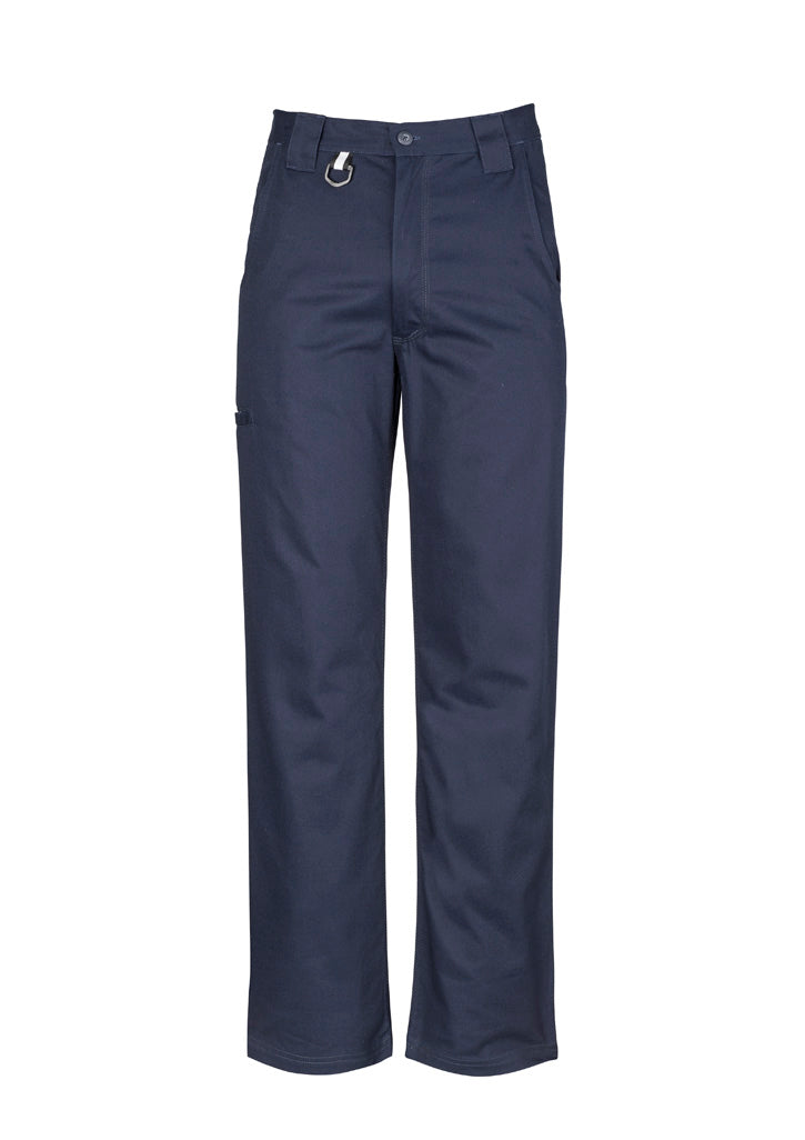 Mens Plain Utility Pant - Navy - Front