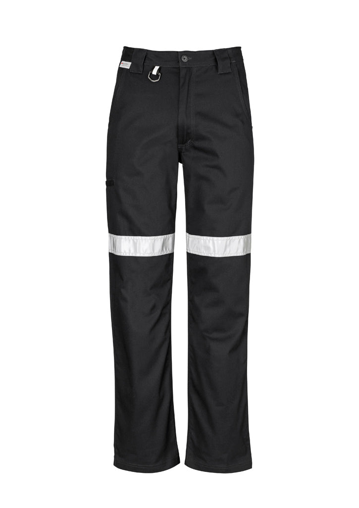 Mens Taped Utility Pant (Regular) - Black - Front
