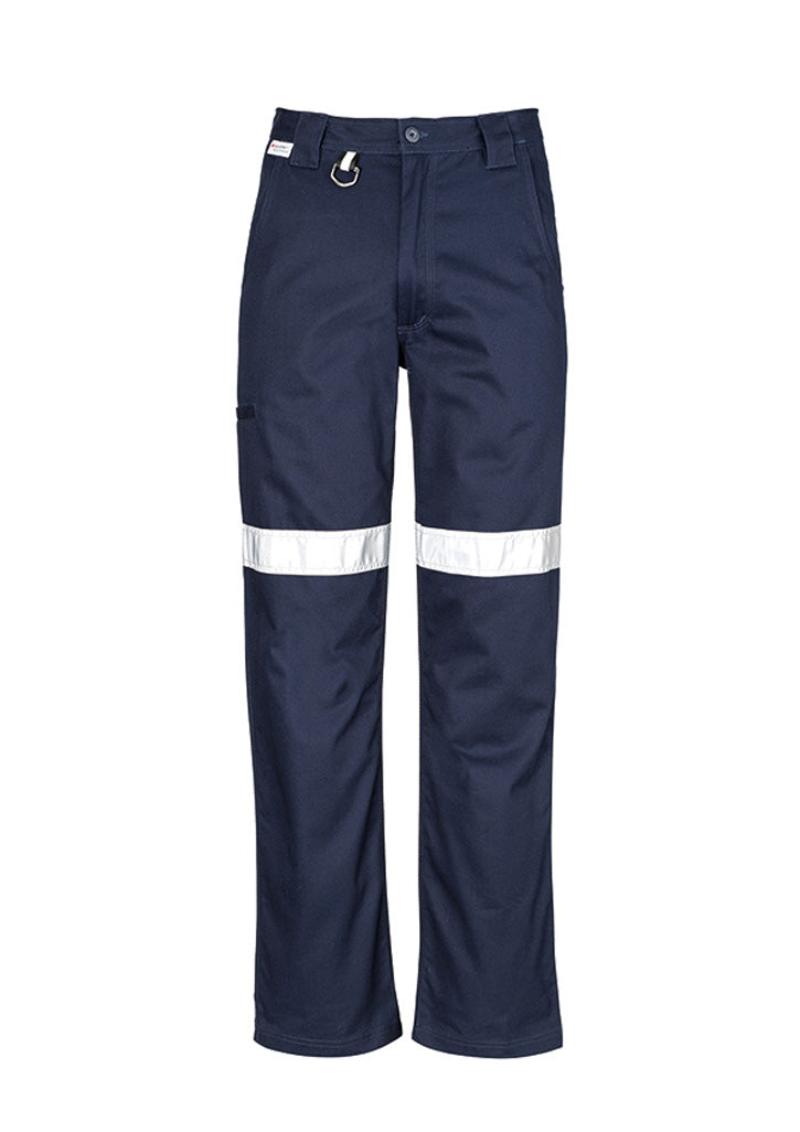 Mens Taped Utility Pant (Regular) - Navy - Front
