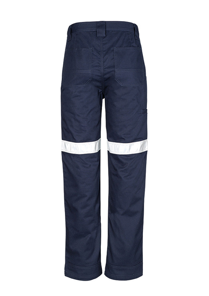 Mens Taped Utility Pant (Regular) - Navy - Back