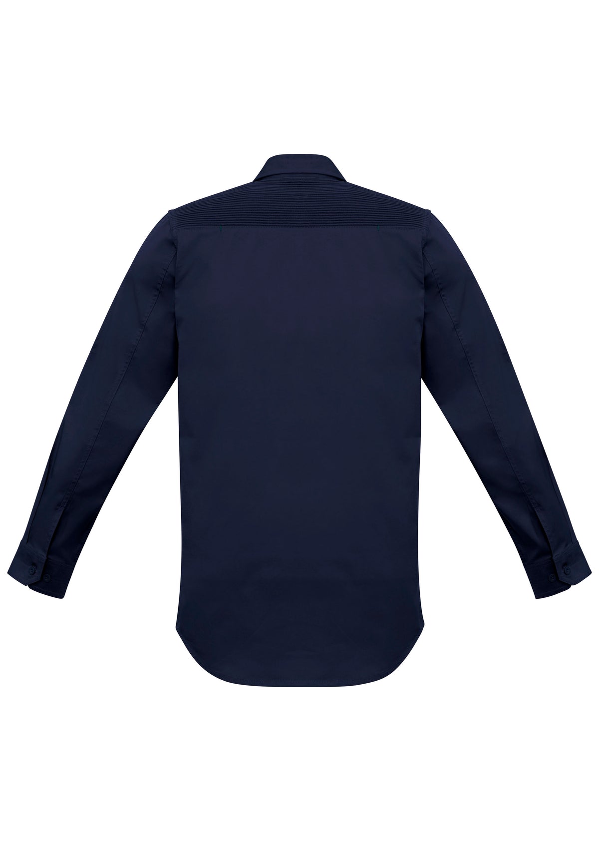 Mens Streetworx L/S Stretch Shirt - Navy - Back