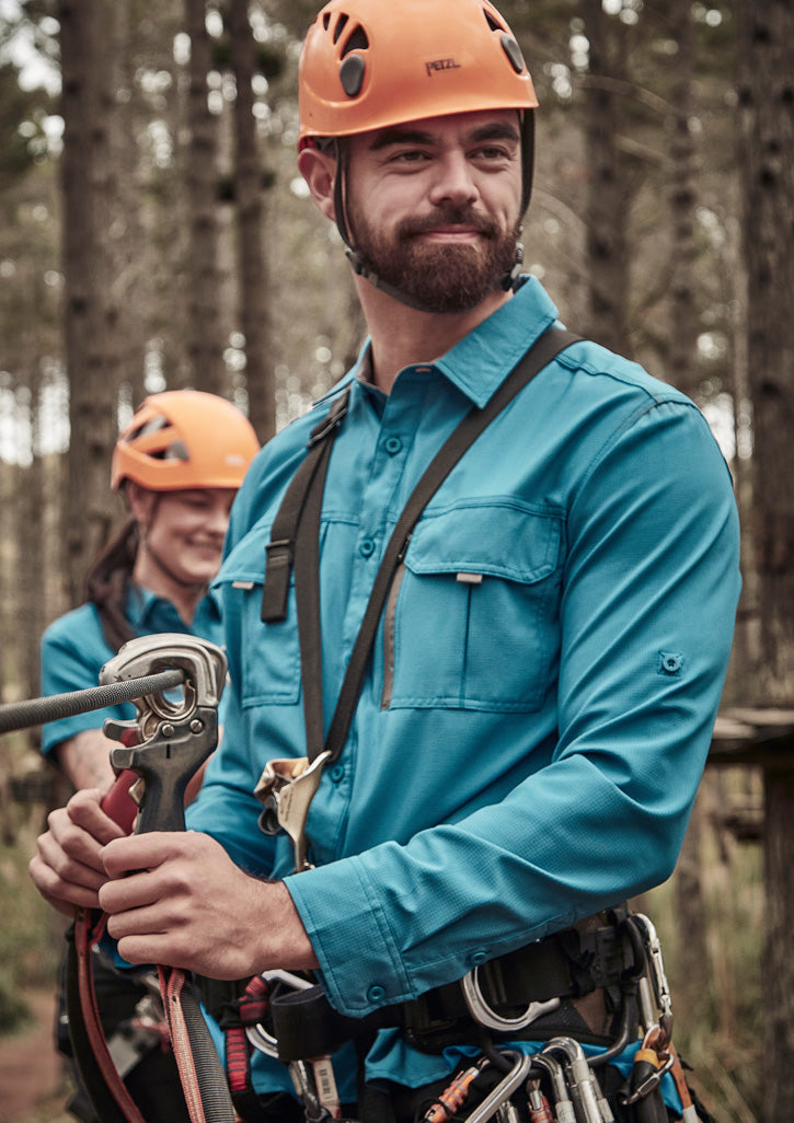 Mens Outdoor Long Sleeve Shirt - Diesel - Model