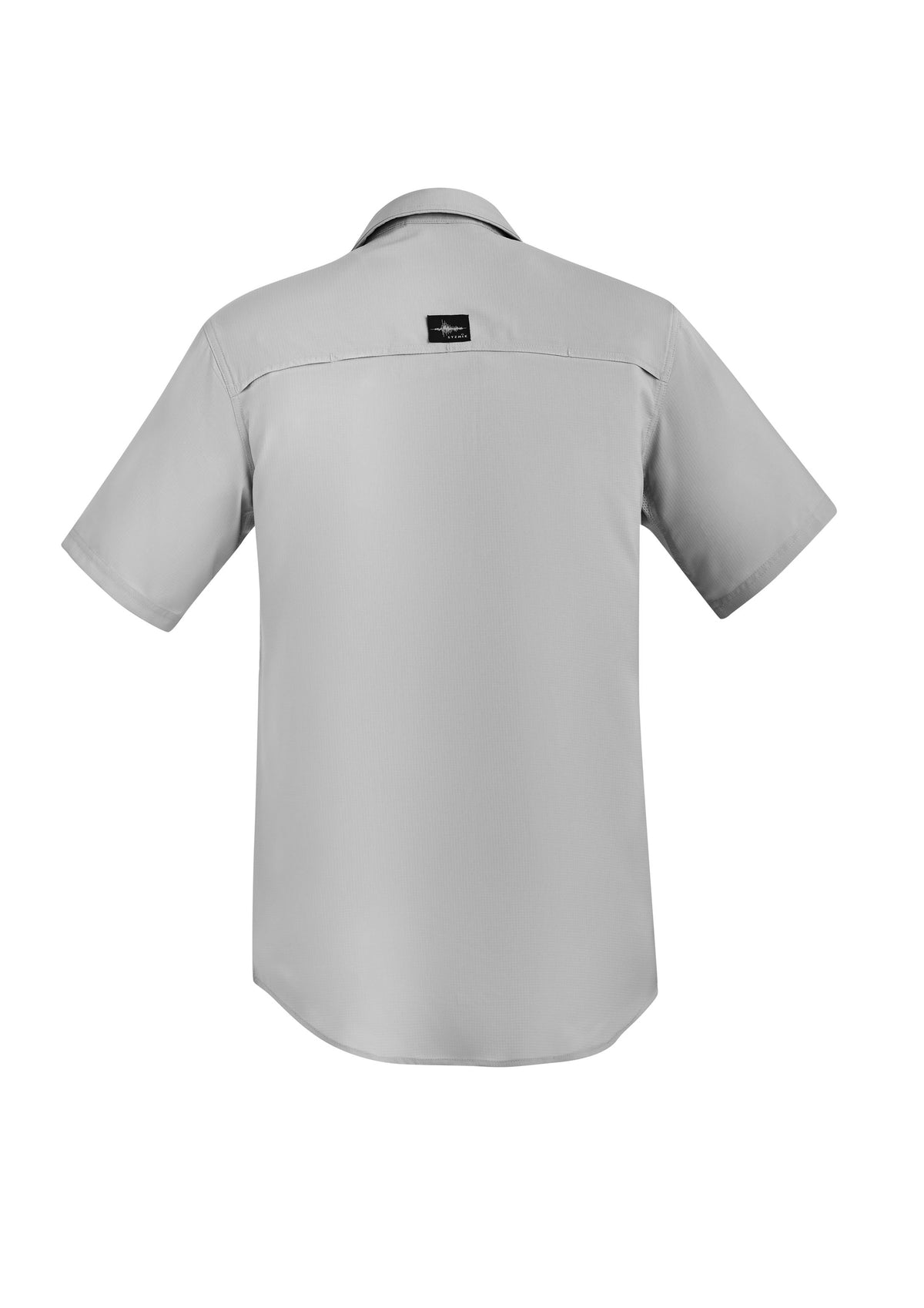 Mens Outdoor Short Sleeve Shirt - Stone - Back