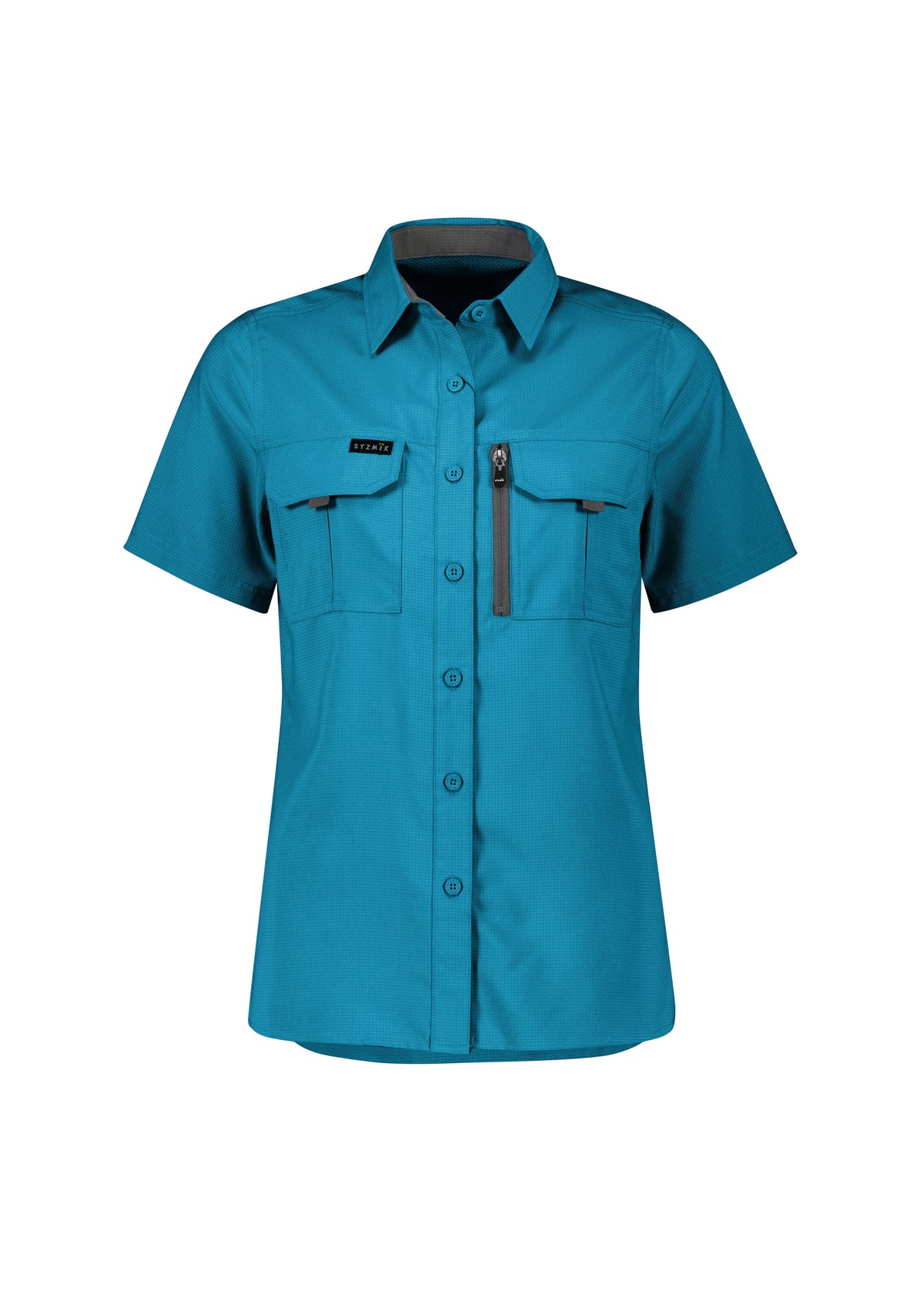 Womens Outdoor Short Sleeve Shirt - Diesel - Front