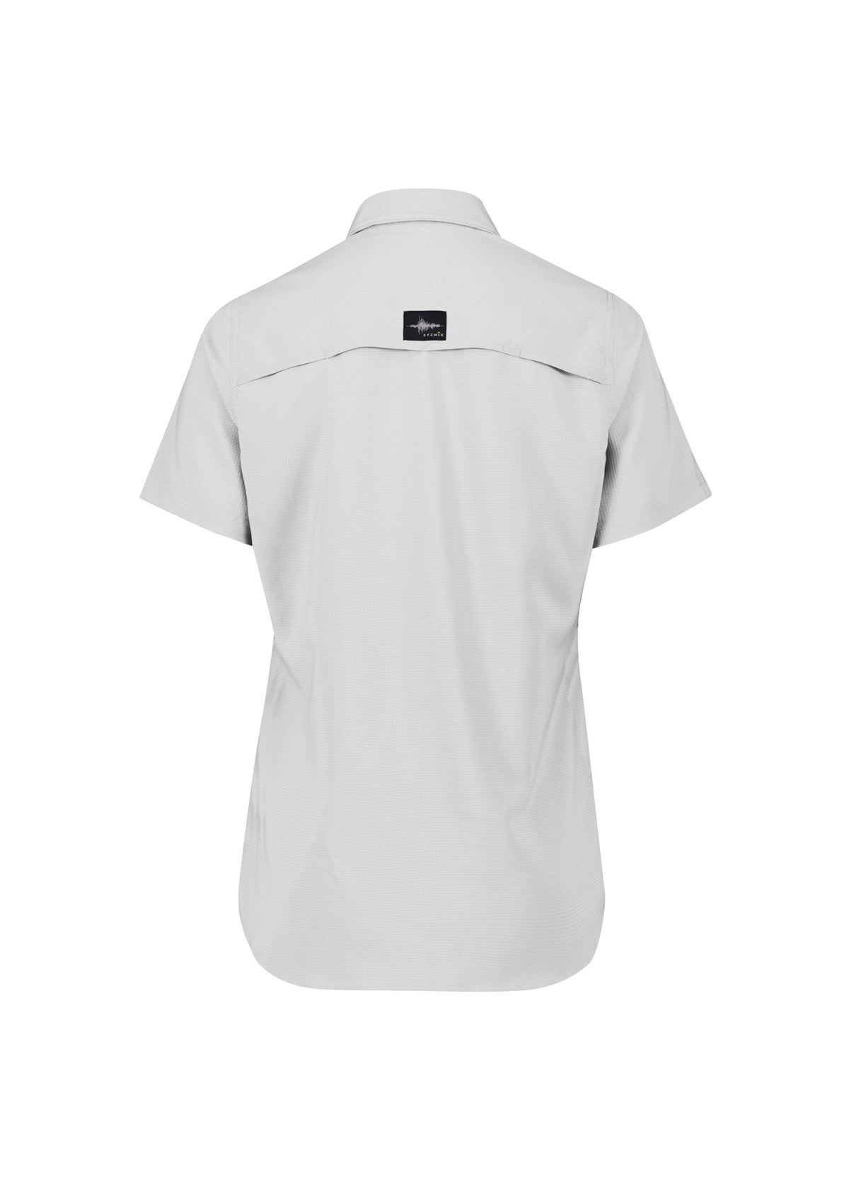 Womens Outdoor Short Sleeve Shirt - Stone - Back