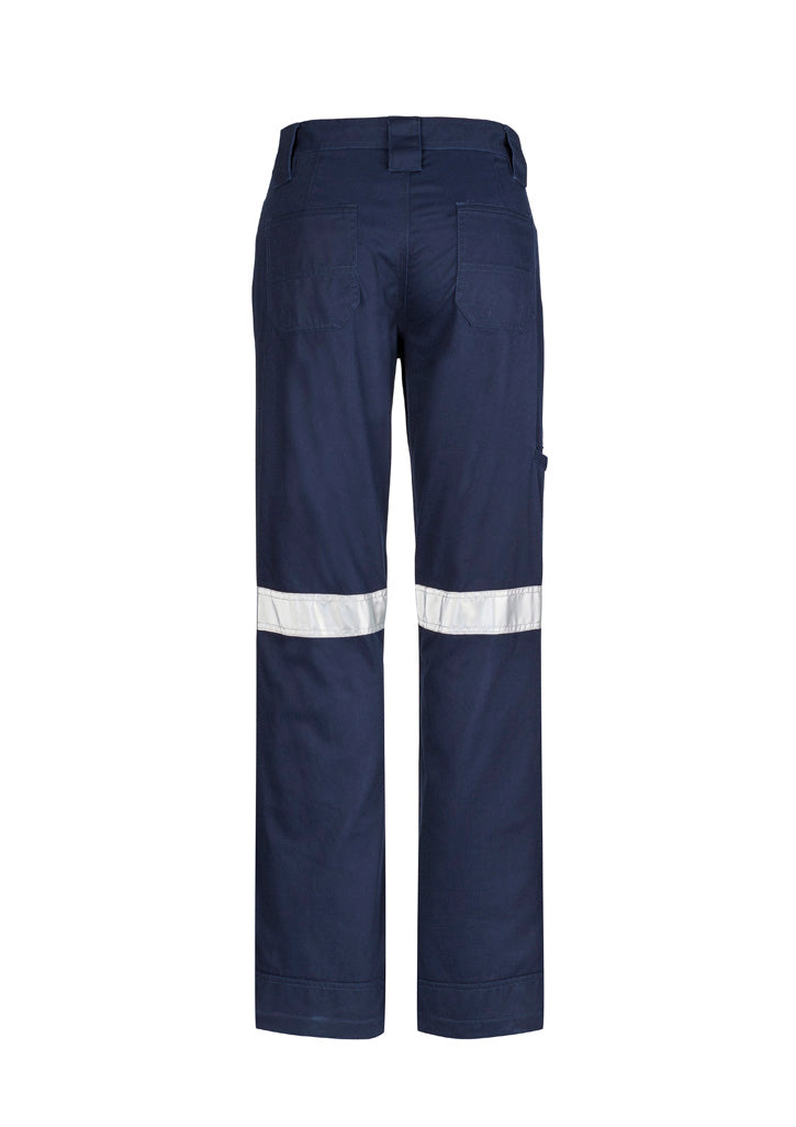 Womens Taped Utility Pant - Navy - Back