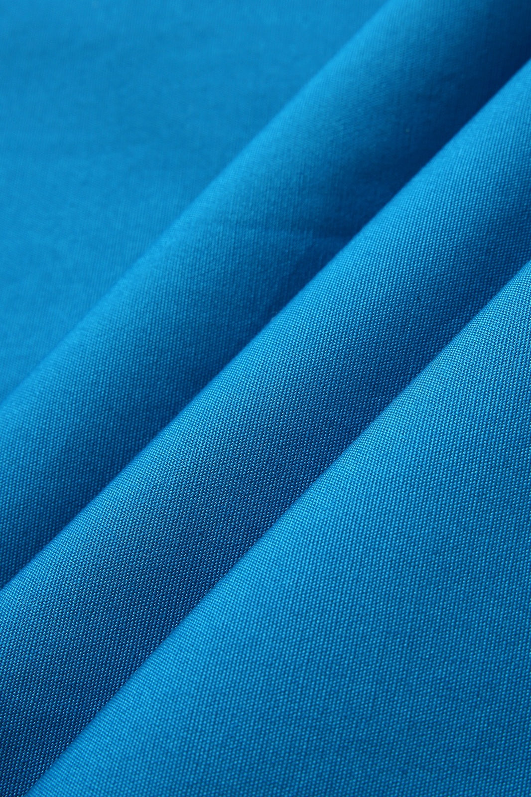 Short Waist Apron - 100% cotton canvas - Azure - View
