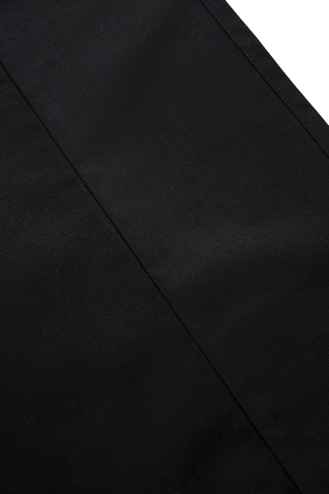 Short Waist Apron - 100% cotton canvas - Black - View