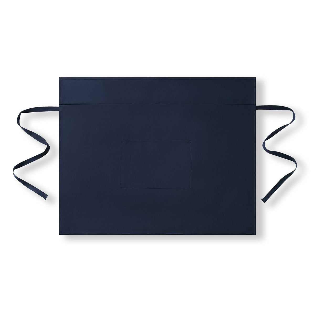 Short Waist Apron - 100% cotton canvas - Navy Blue - Back