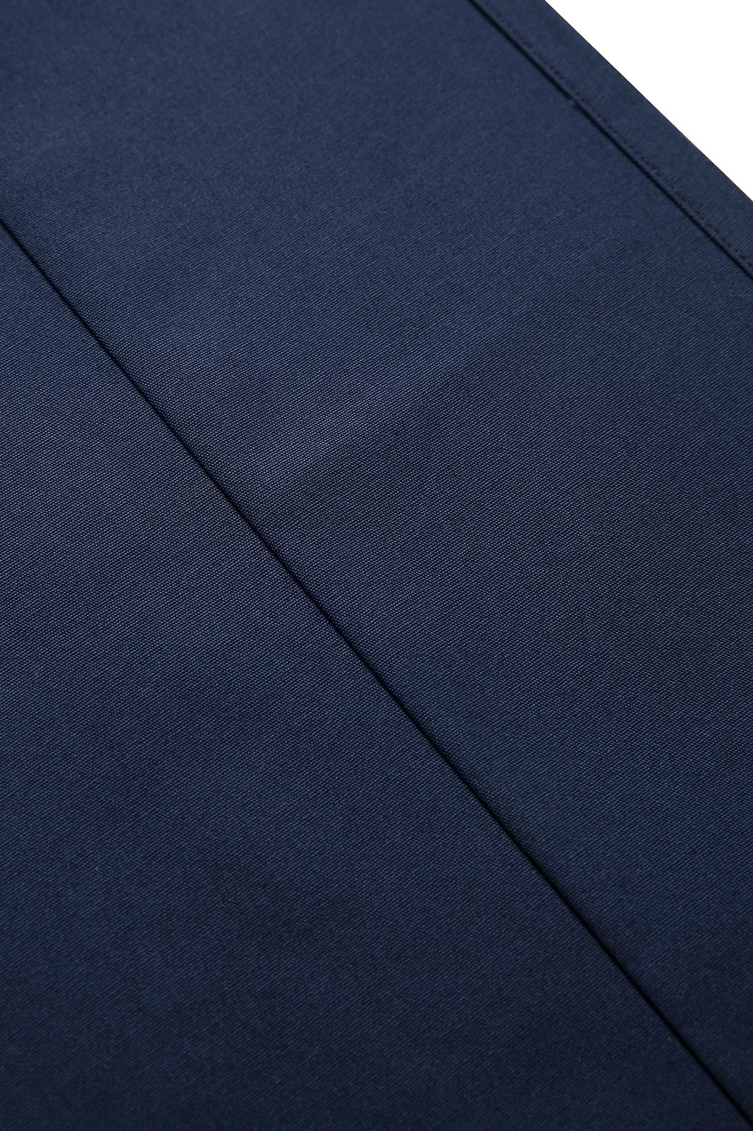 Short Waist Apron - 100% cotton canvas - Navy Blue - View