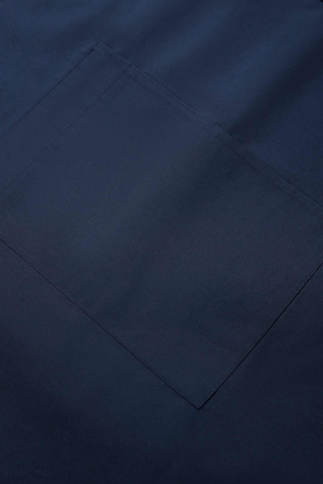 Short Waist Apron - 100% cotton canvas - Navy Blue - View