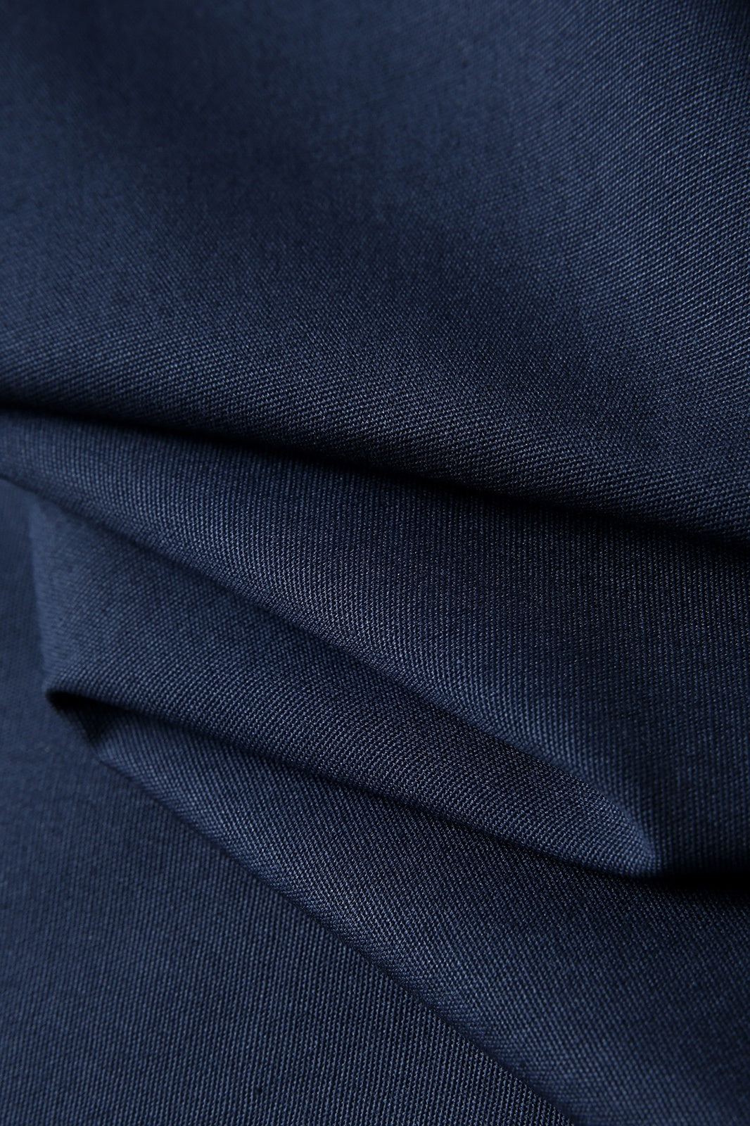 Short Waist Apron - 100% cotton canvas - Navy Blue - View