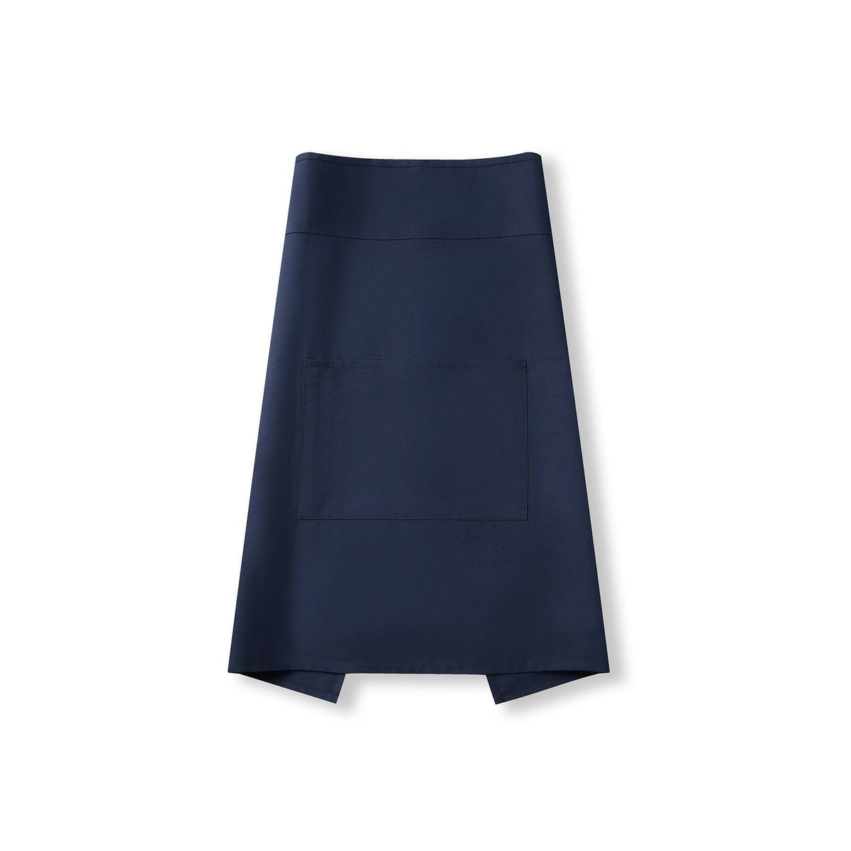 Short Waist Apron - 100% cotton canvas - Navy Blue - Front