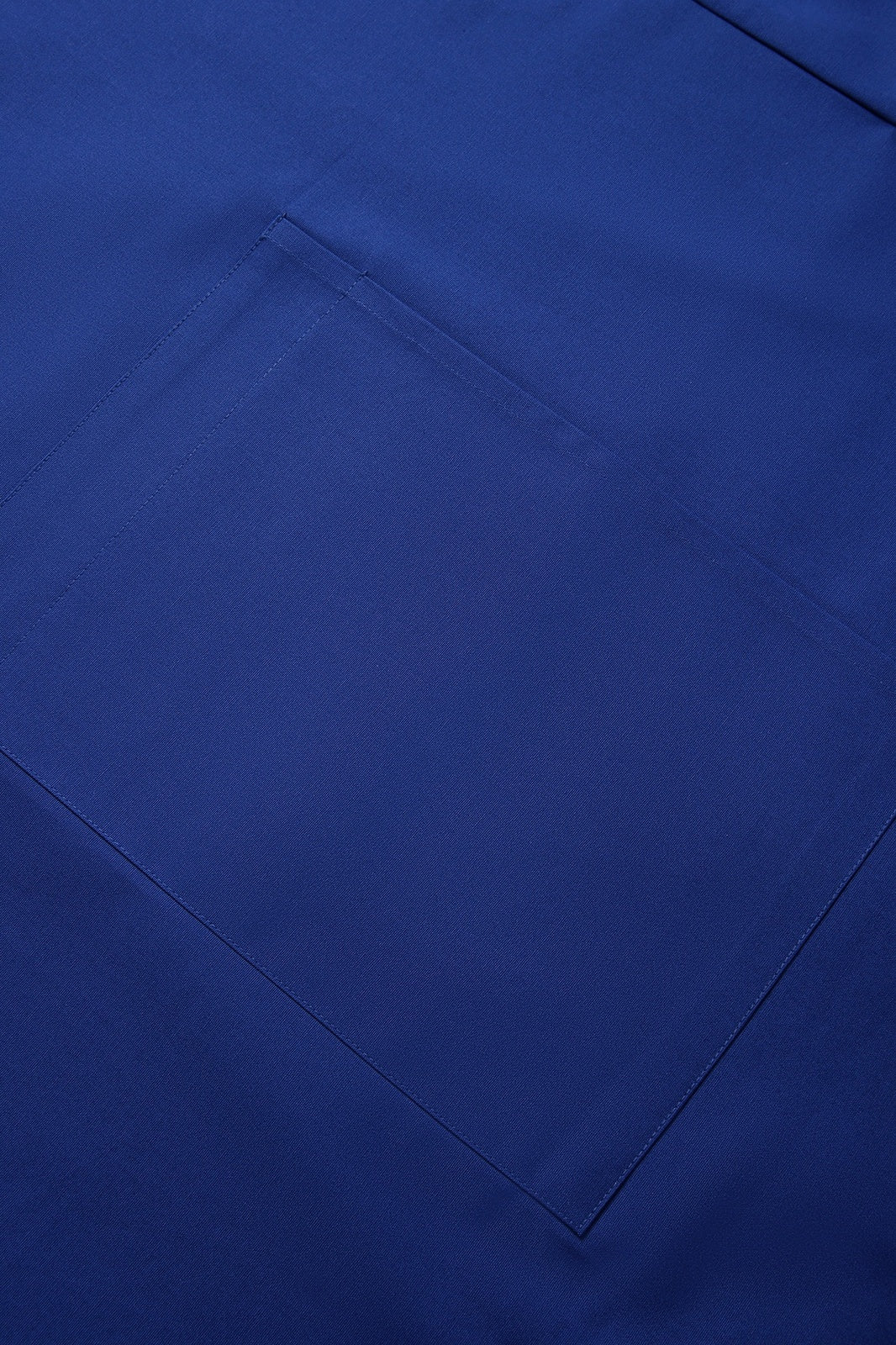 Short Waist Apron - 100% cotton canvas - Royal Blue - View