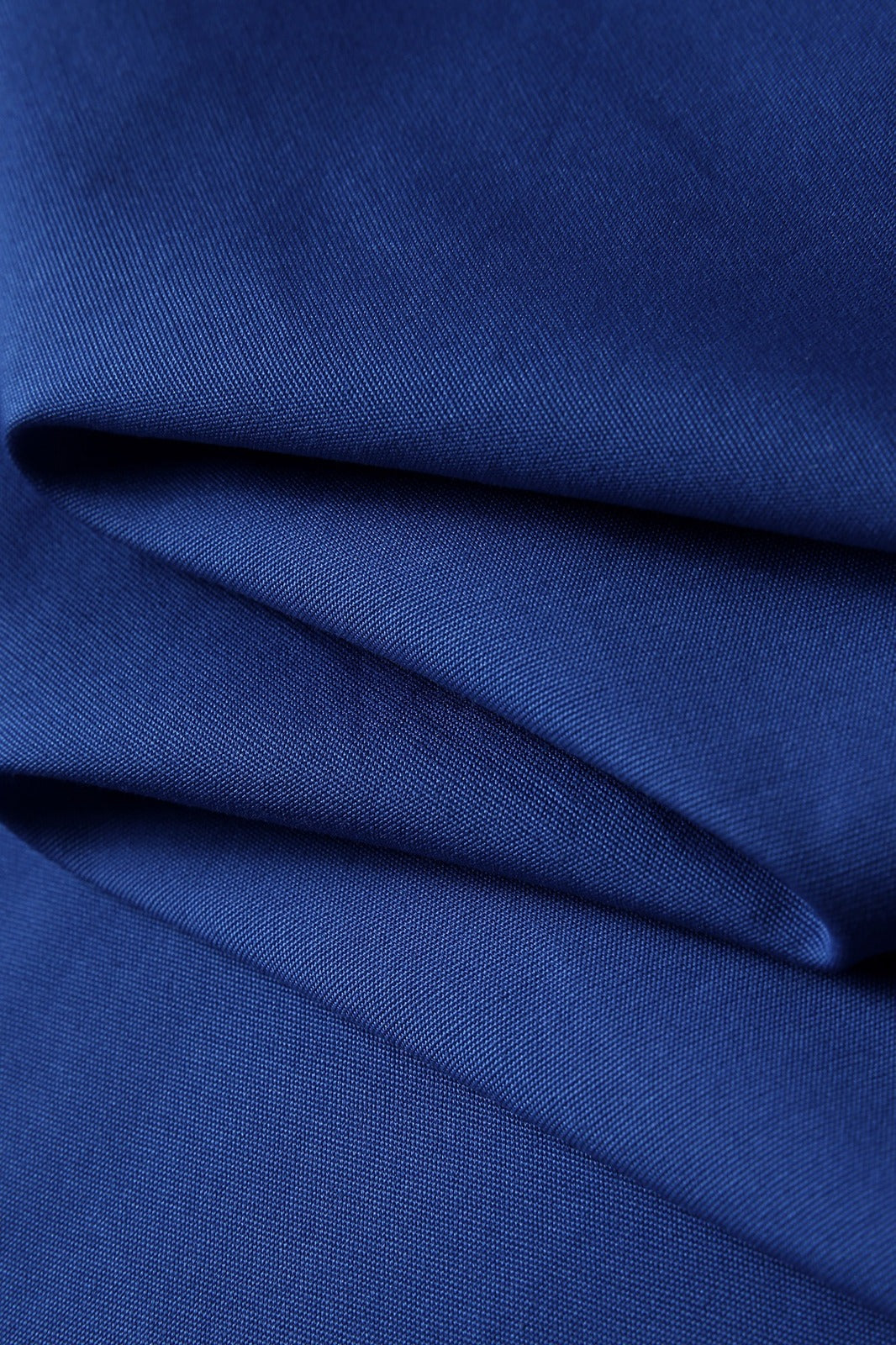 Long Waist Apron - 100% Cotton Canvas - Royal Blue - View