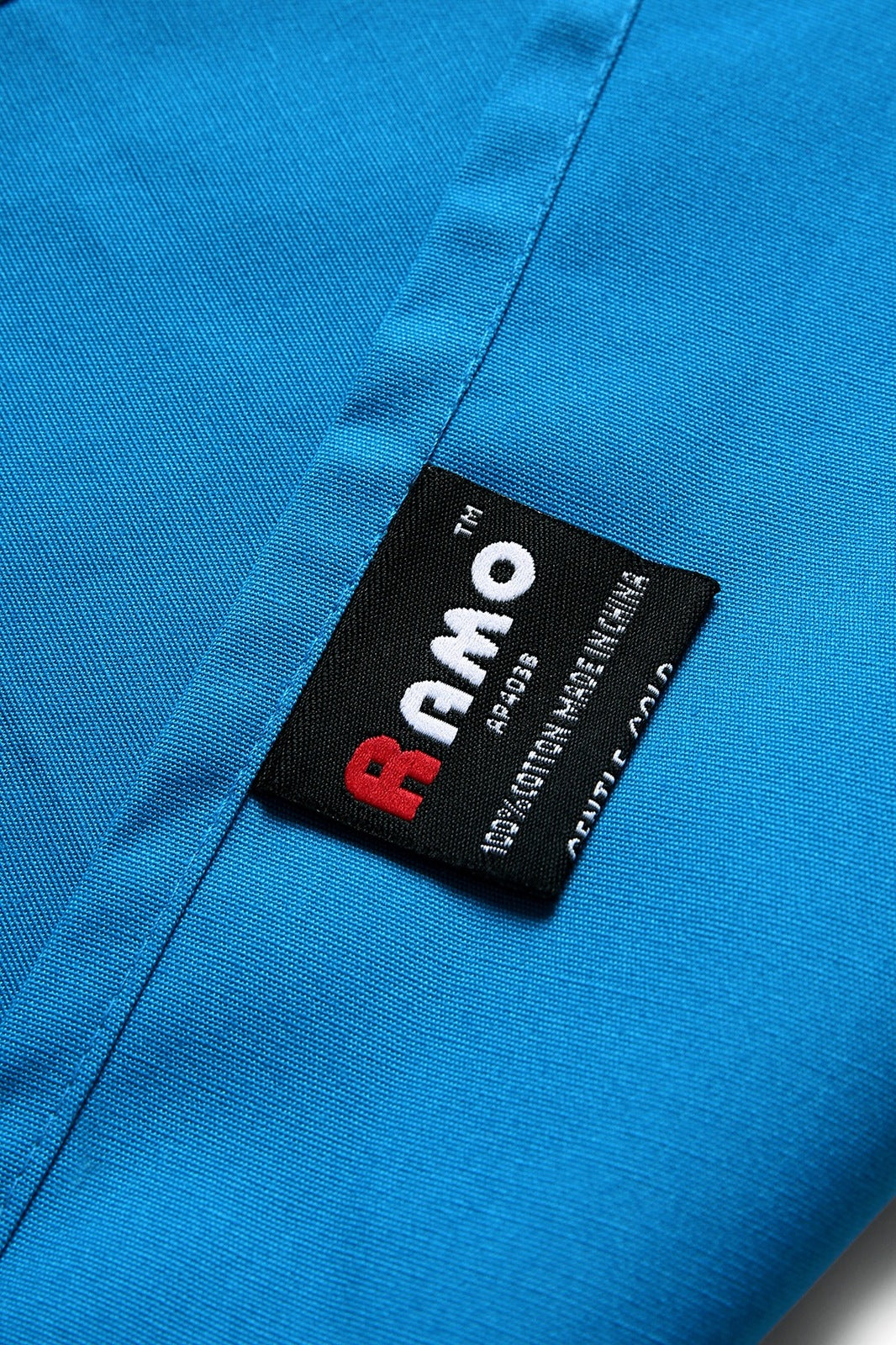 Full-bib Apron - 100% cotton canvas apron - Azure - View