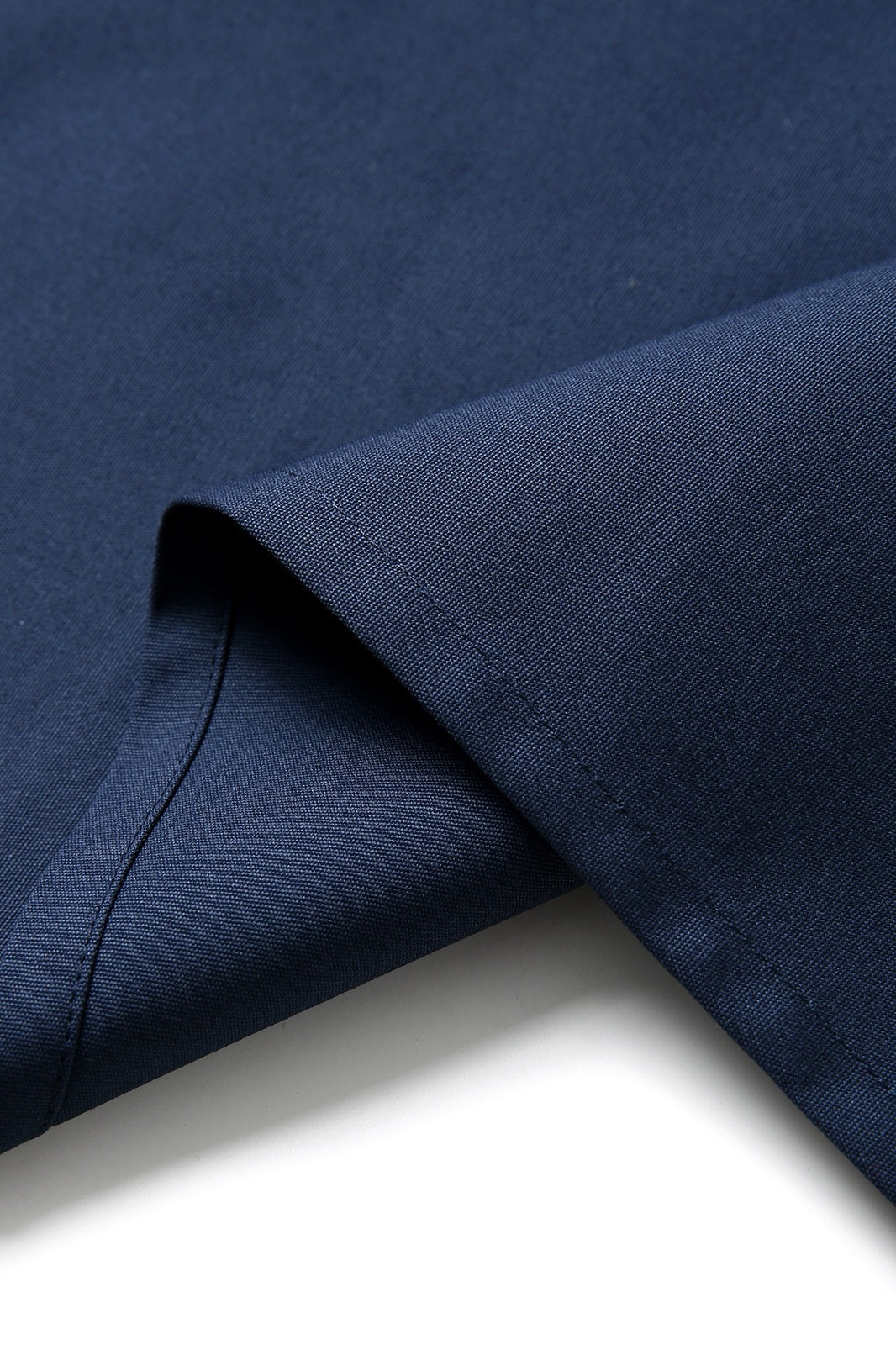 Full-bib Apron - 100% cotton canvas apron - Navy Blue - View