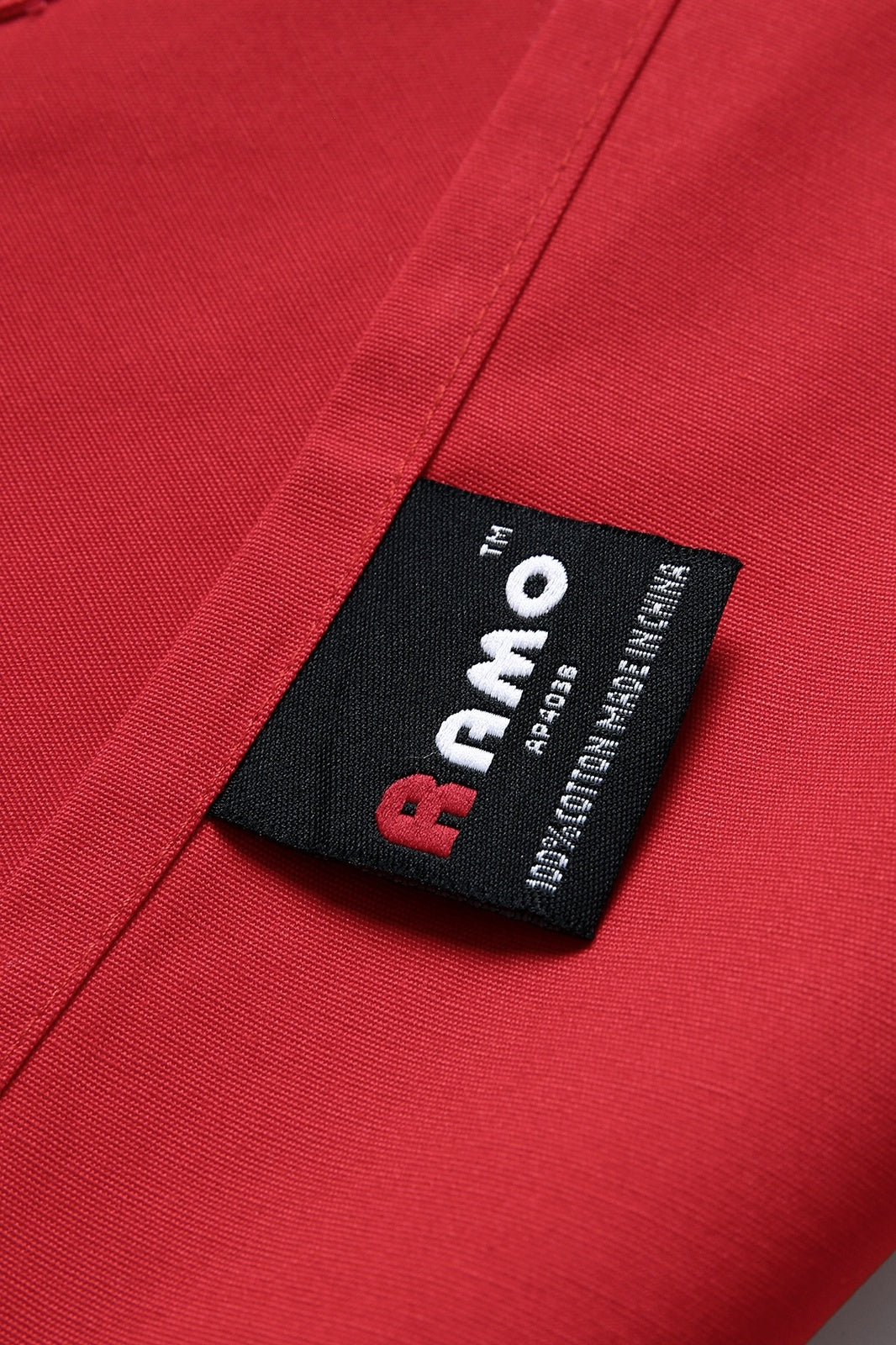 Full-bib Apron - 100% cotton canvas apron - Red - View