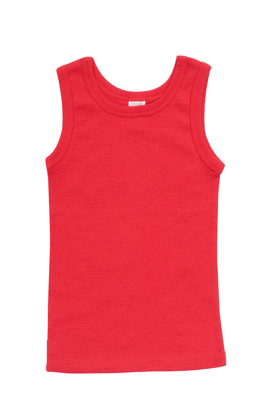 Baby Singlet - Red - Front