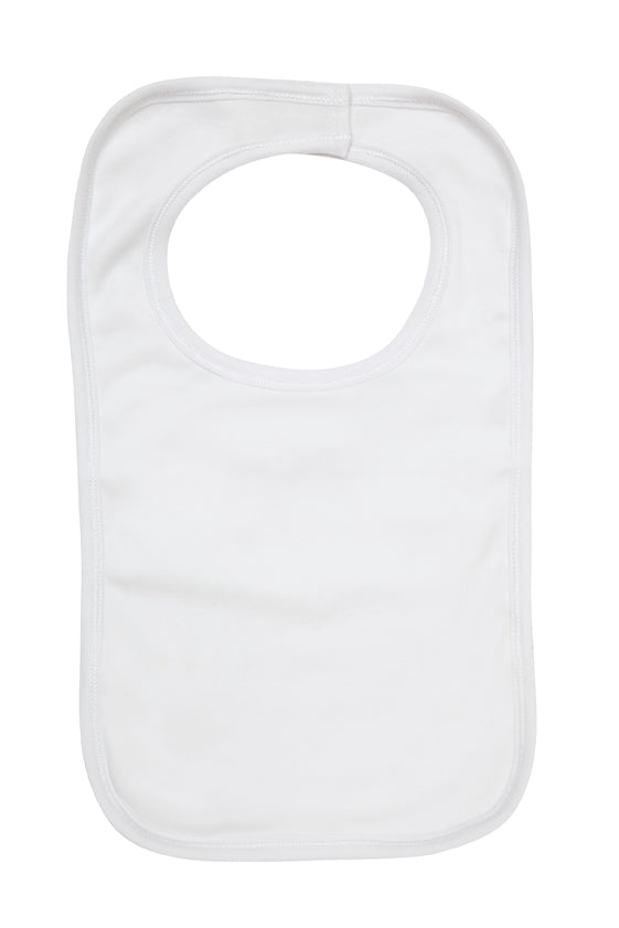Organic Kids Bib - White - Front