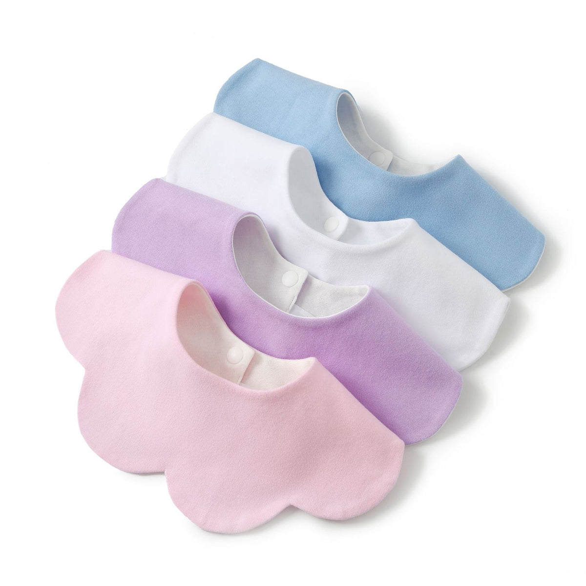 100% organic cotton interlock baby star bib 200gsm - view