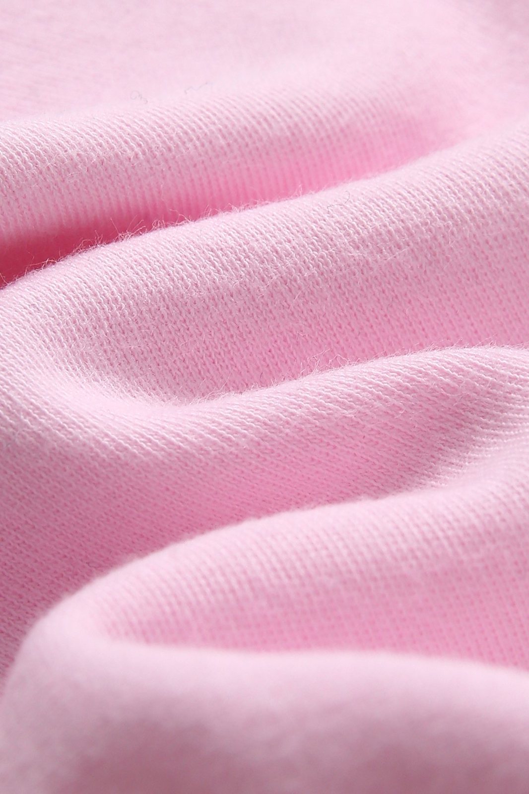 100% organic cotton interlock baby star bib 200gsm - Pink - View