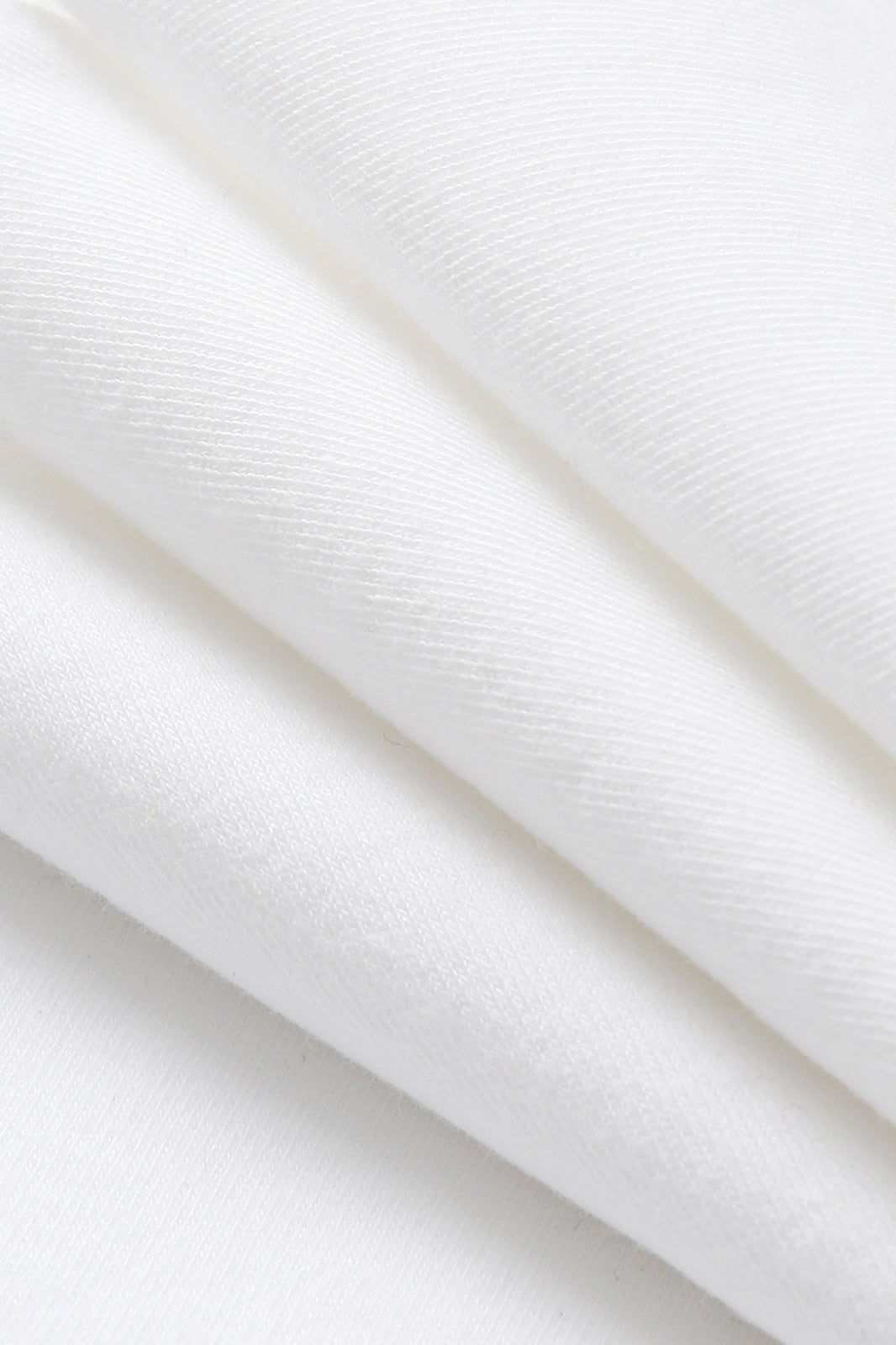 100% organic cotton interlock baby star bib 200gsm - White - View