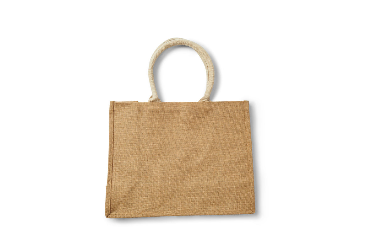 Jute Bag - Natural - Back