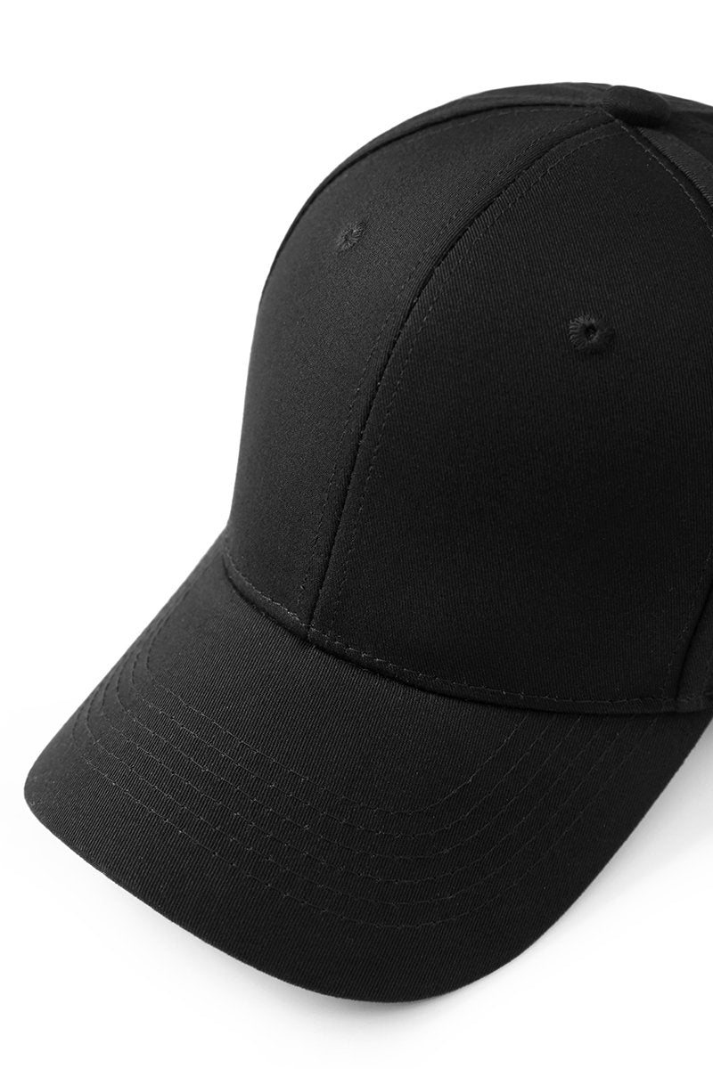 230gsm, 6 panel cap - Black - View