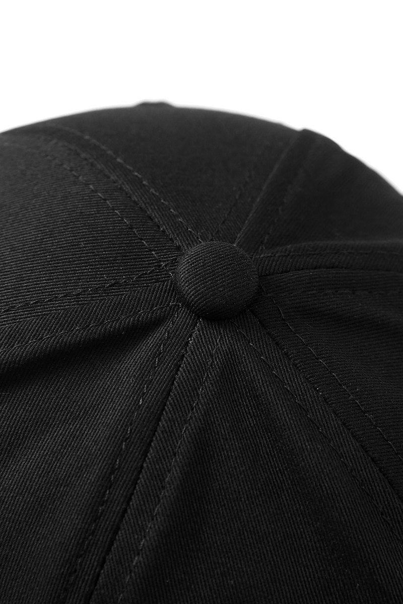 230gsm, 6 panel cap - Black - View