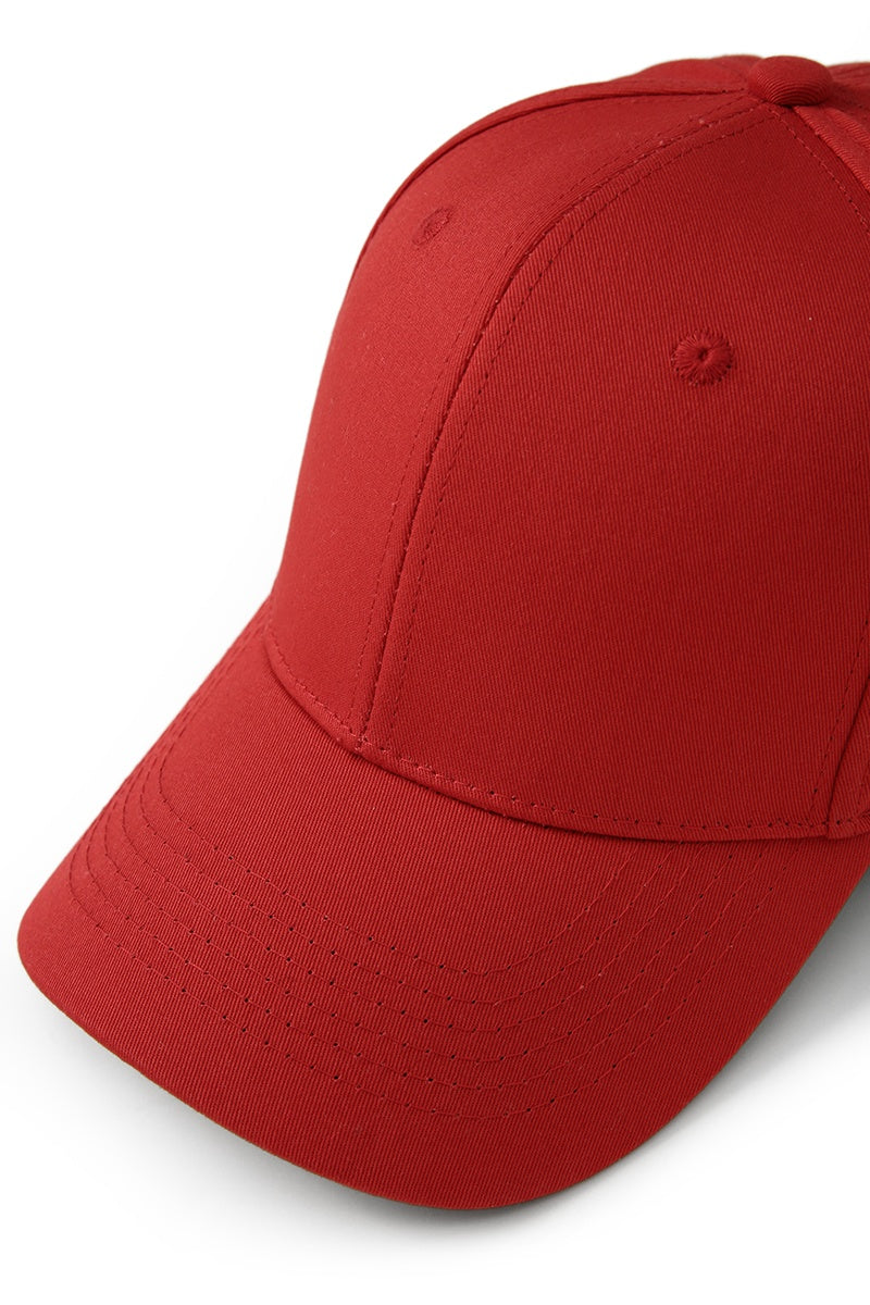 230gsm, 6 panel cap - Red - View